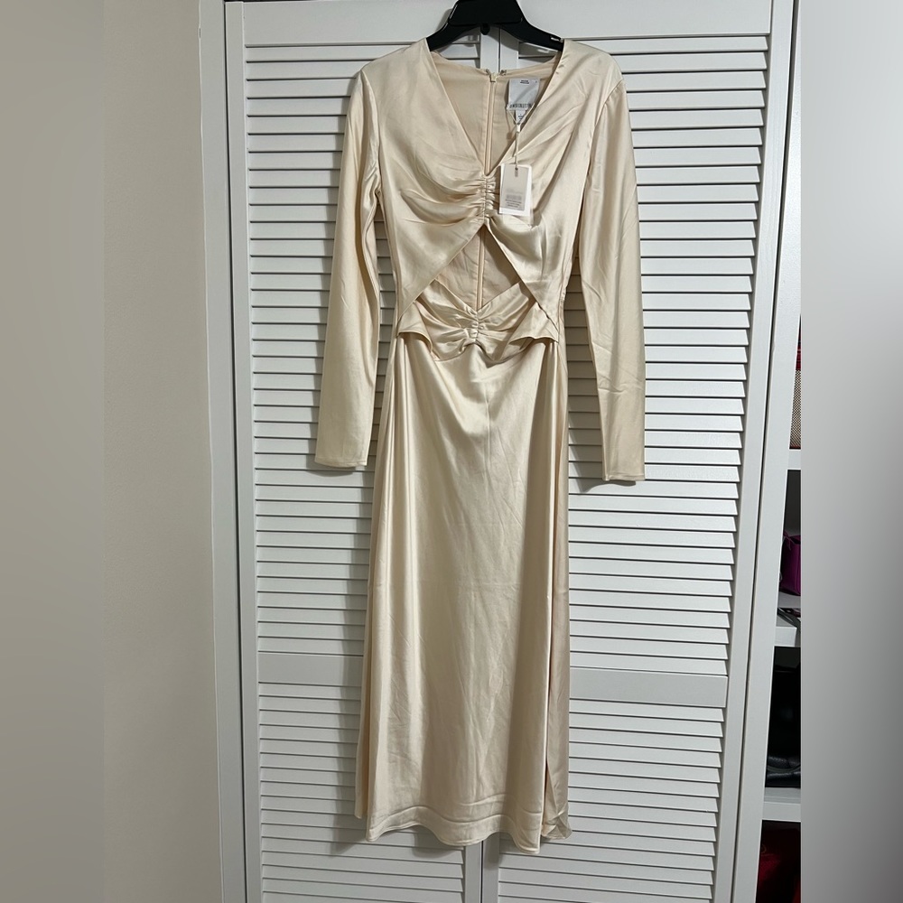 Collective Contempo Midi Dress Ivory New with Tags